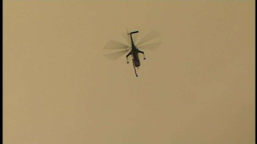 Wildfire Burning Near Ketchum, Idaho