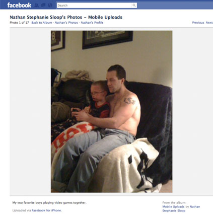 One of the photos the FBI is investigating is this one, which was posted on Stephanie Sloop's Facebook page.