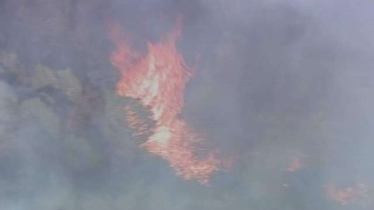 Wildfire Burning near Indianola