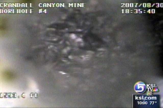 Picture taken in the fourth drill hole