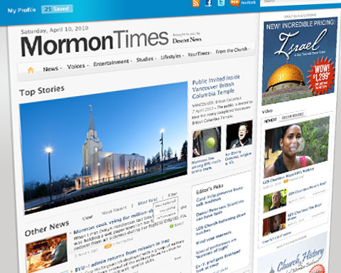 New MormonTimes.com site launched
