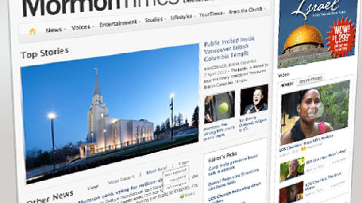 New MormonTimes.com site launched