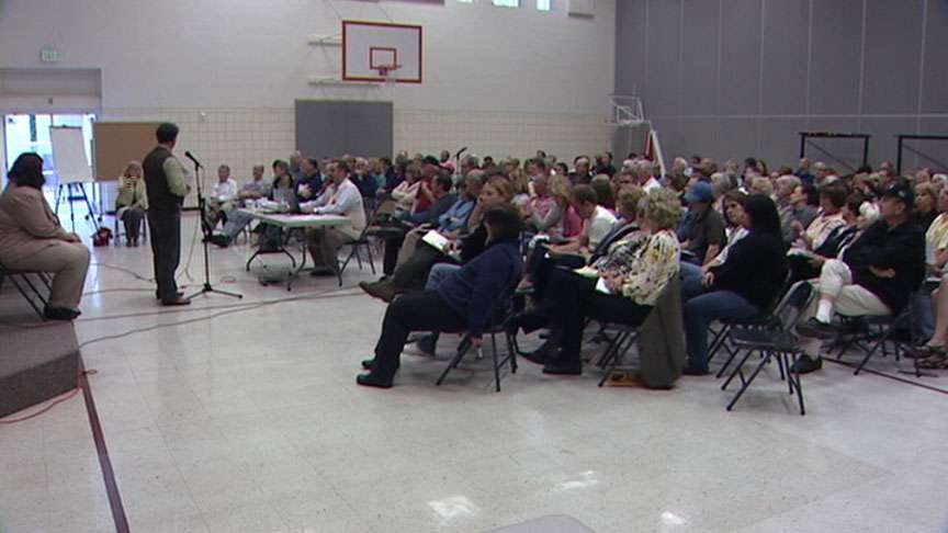 Wednesday night, people concerned about the future of the Yalecrest neighborhood packed the gym at Uintah Elementary School.