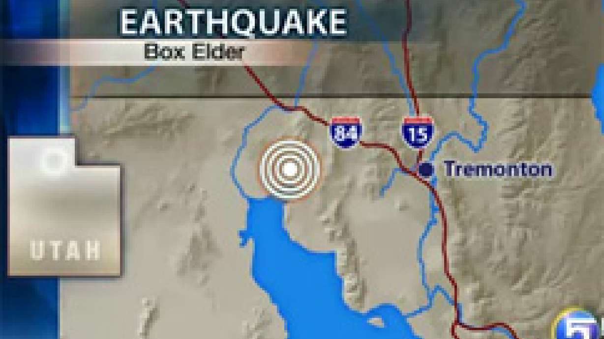 3.9 Quake Reported North of Great Salt Lake