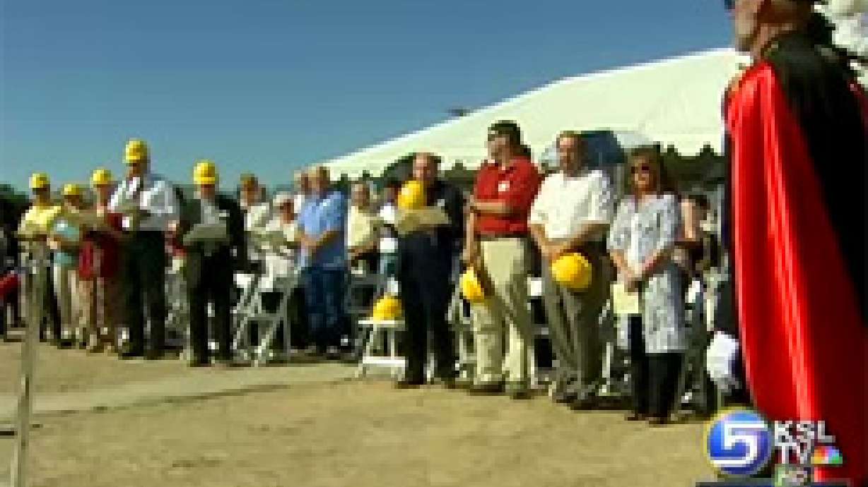 Groundbreaking for St. Andrew's School in Riverton
