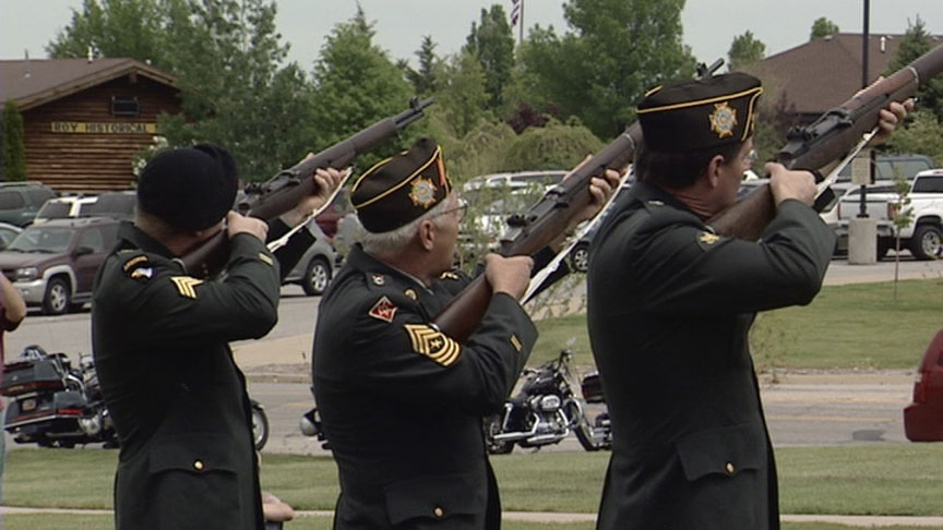 The late Lloyd Chipman was the recipient of a posthumous Purple Heart in a ceremony on Memorial Day.