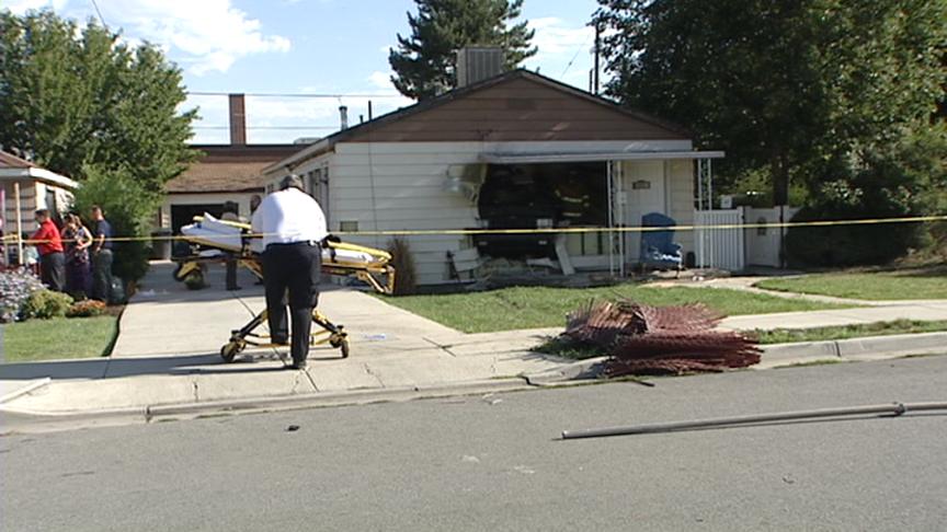 Car Slams Into Home