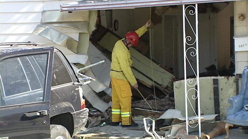 Car Slams Into Home