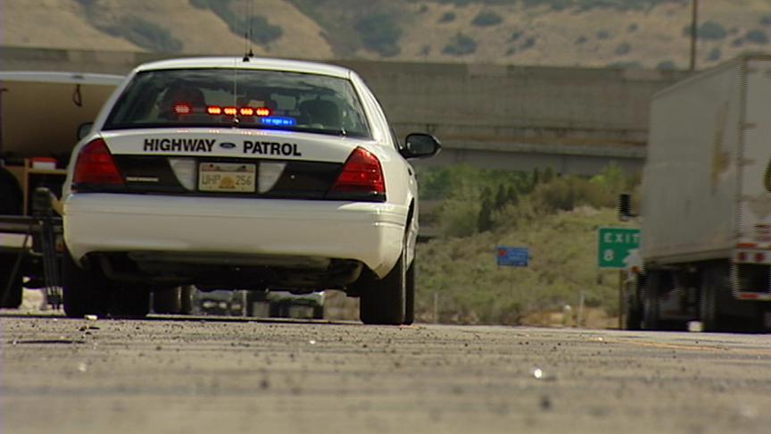 Violent Crash on I-215