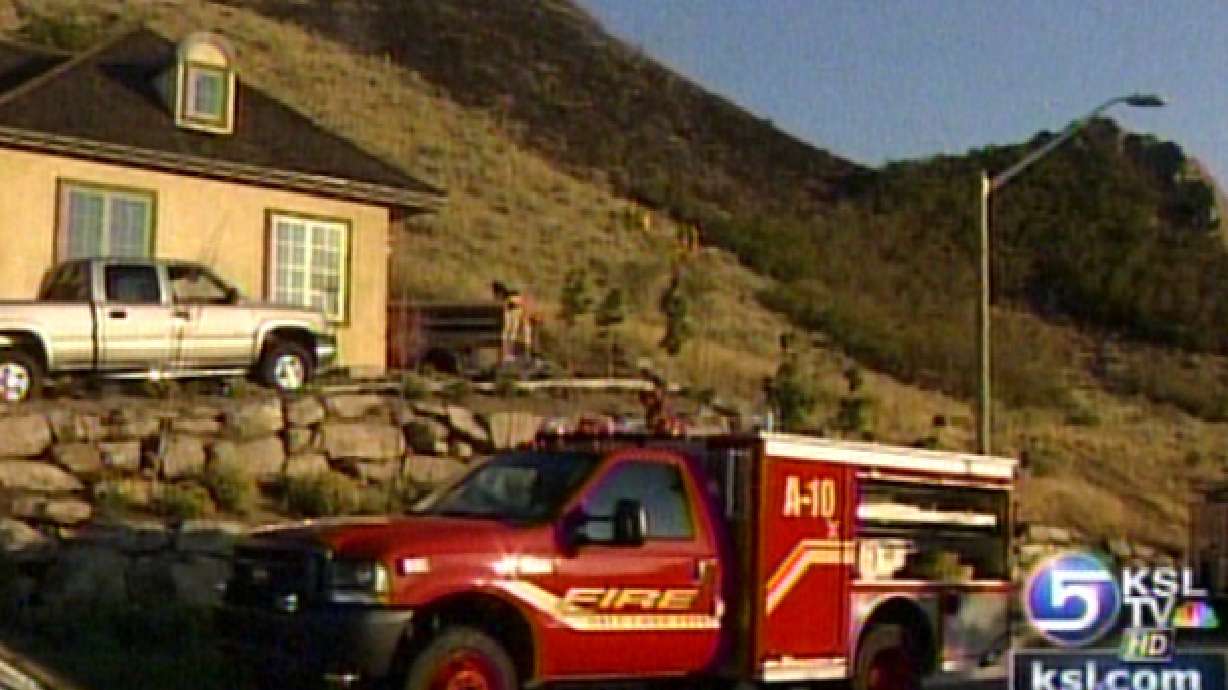 Fire Threatens Homes on East Bench