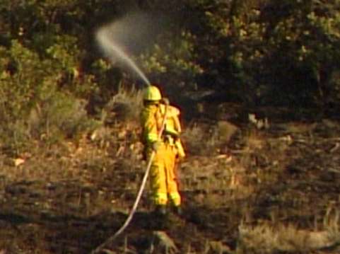 Fire Threatens Homes on East Bench