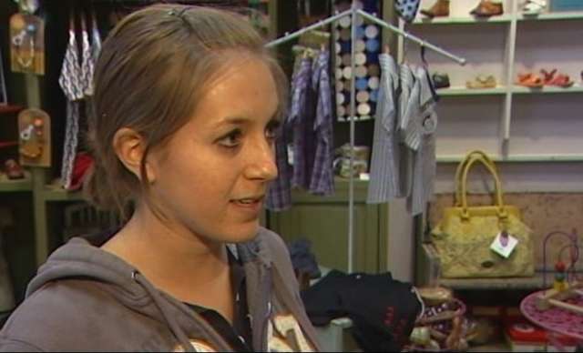 Elizabeth Nelson says Leonard came into her store Wednesday evening, demanded cash, tied her up and stole her car