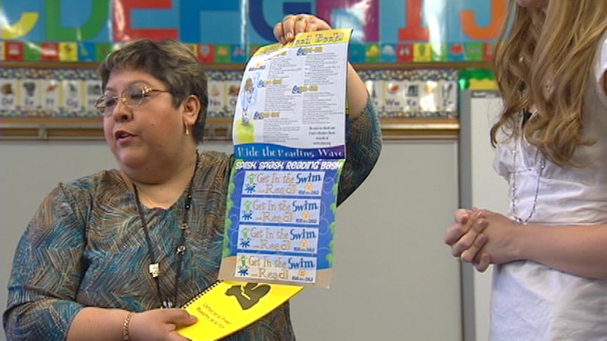 The governor's summer reading calendar helps kids stay on track