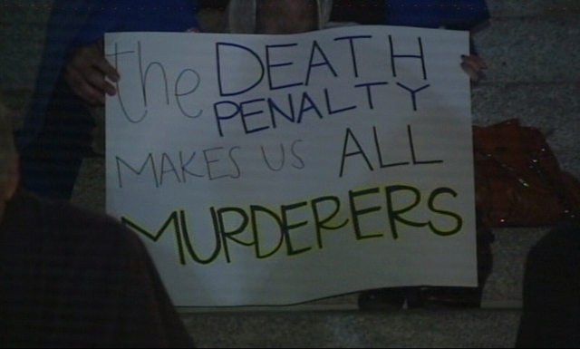 Death penalty opponents protest Gardner execution
