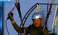 Schanze Flies Paraglider Within Feet of Boat