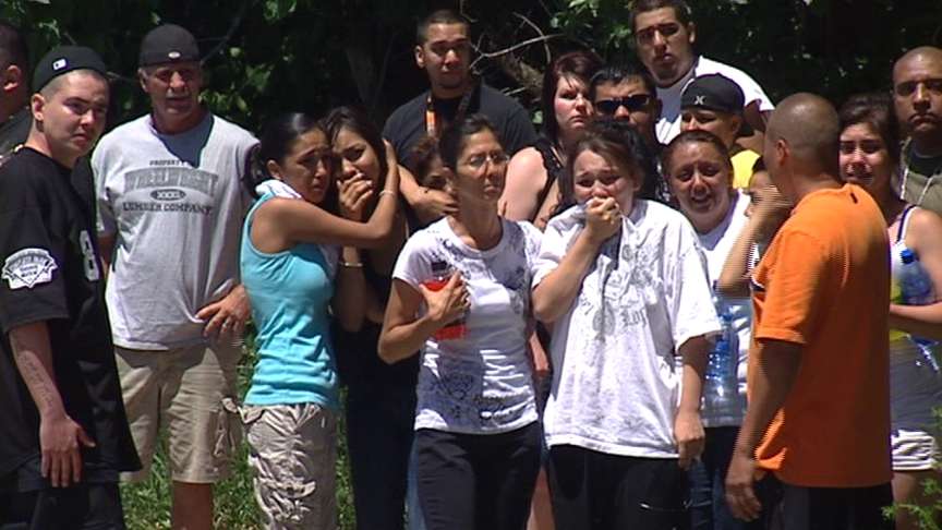 Friends and family of the five victims mourn the loss of their loved ones
