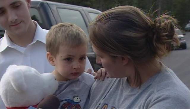 Boy Reunited with Family