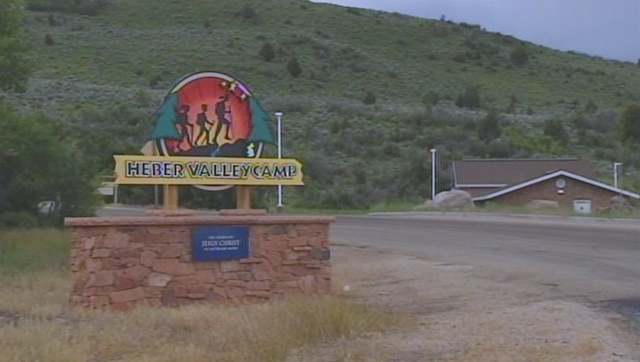 The entrance to the Heber Valley Girls Camp