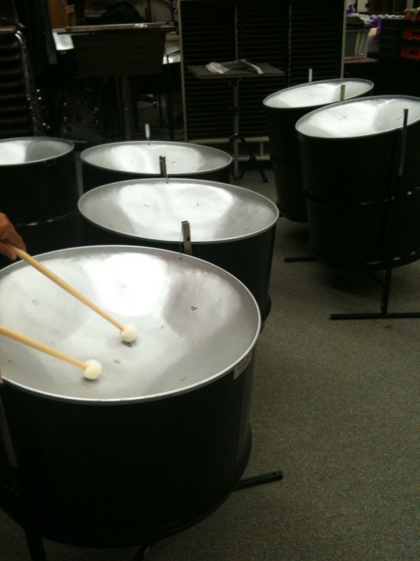 Steel drum set has Sandy school sounding like the Caribbean