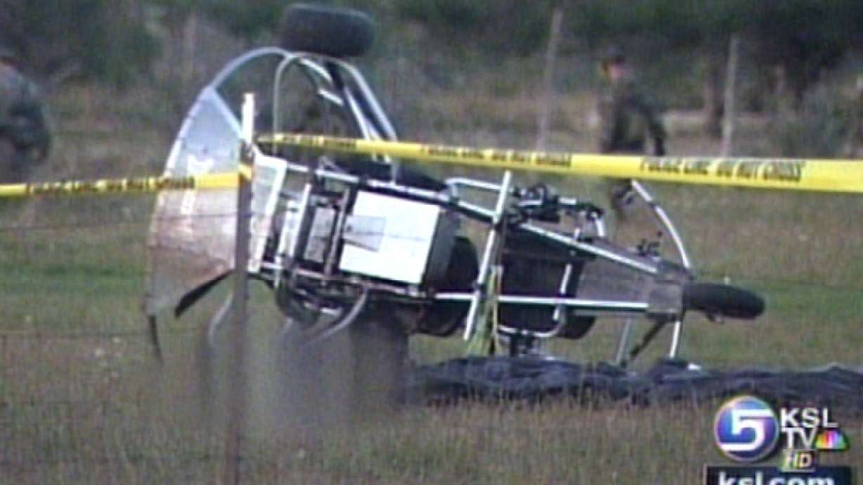 Manhunt Ends with Man Dead in Paraglider Crash