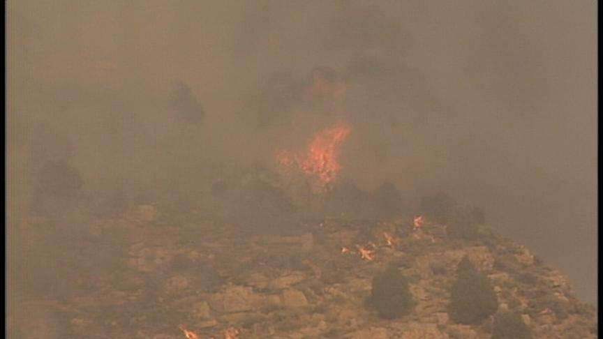 Suspicious Fire near Ogden Canyon Doubles in Size