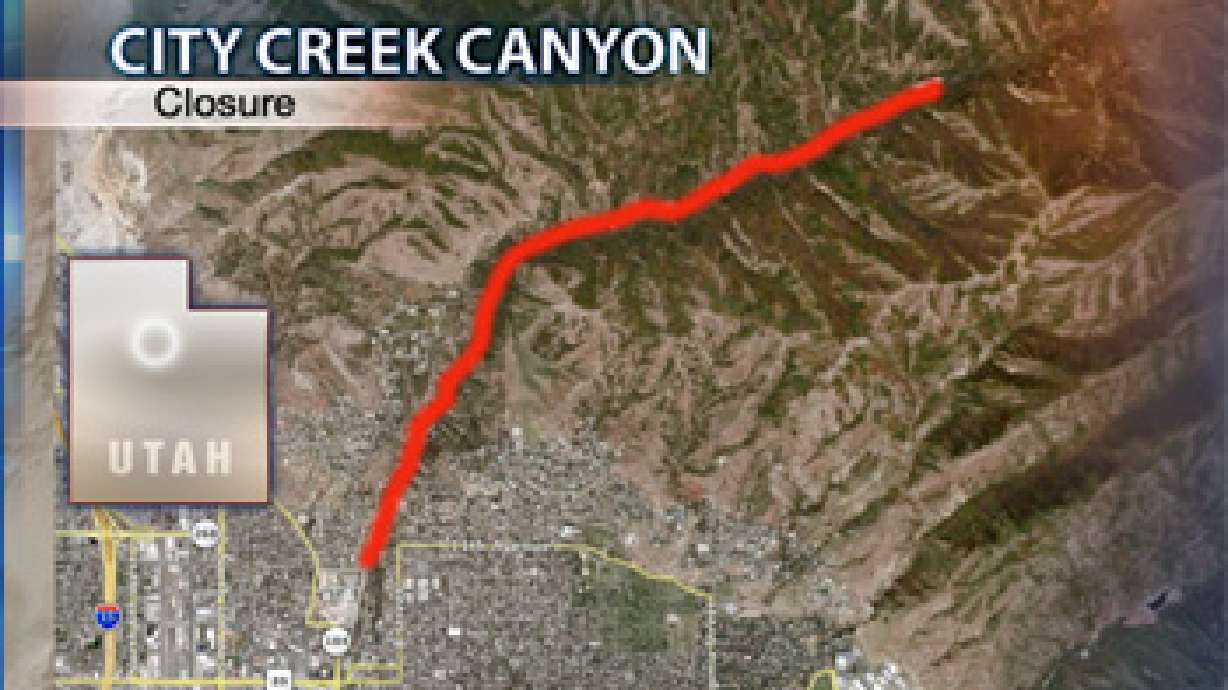 Weekend Closures Planned in City Creek Canyon