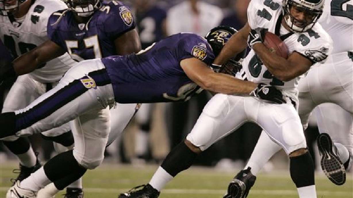 Mahe Scores TD, Fumbles in Eagles Loss