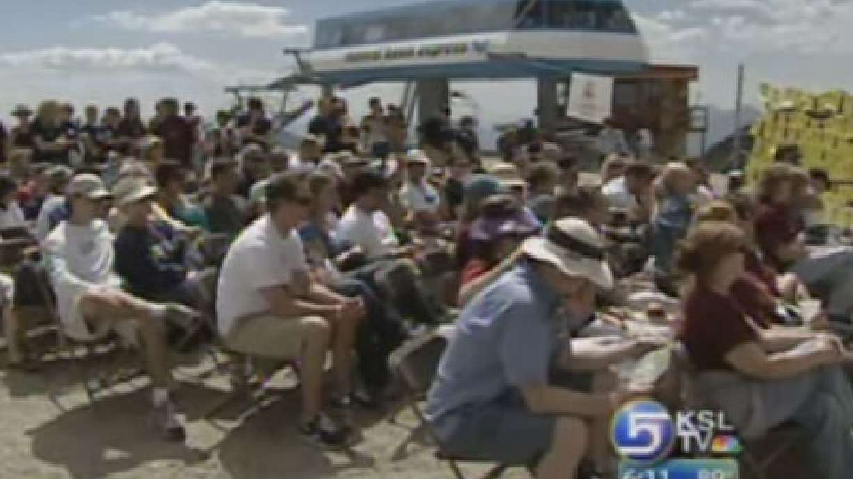 Cancer Survivors Hold Event Atop Snowbird's Hidden Peak