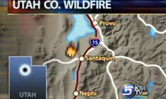 Fire Near Utah Lake Contained