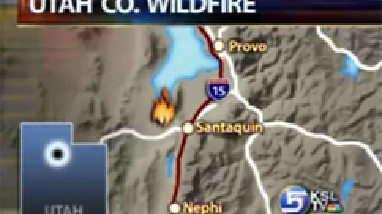 Fire Near Utah Lake Contained