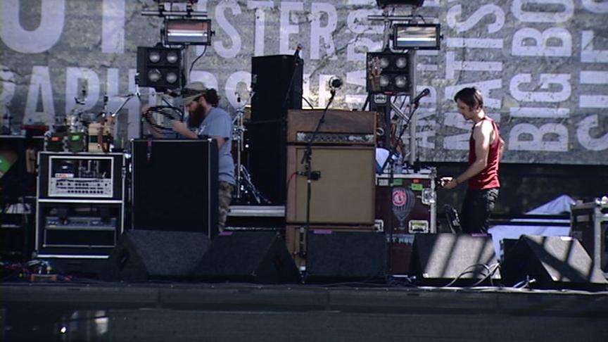 The band opening the Twilight Concert Series, Modest Mouse, had final rehearsals Thursday.