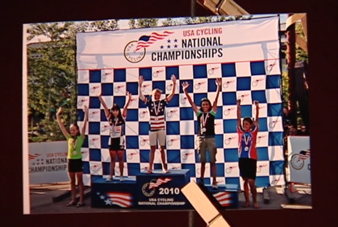 Jenna Gardner's biggest victory came a couple of weeks ago, when she won the national championship in the junior time trial.