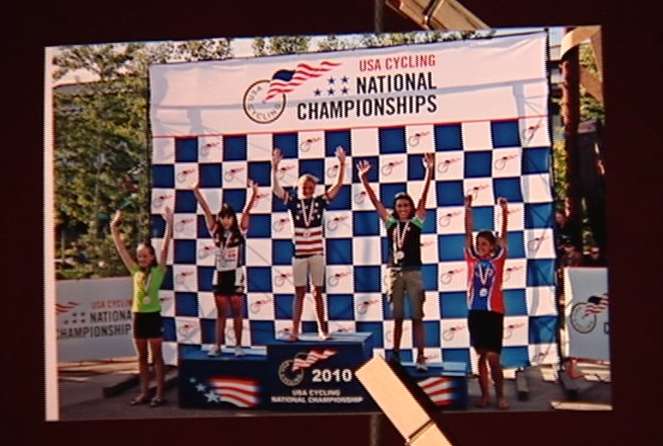 Jenna Gardner's biggest victory came a couple of weeks ago, when she won the national championship in the junior time trial.