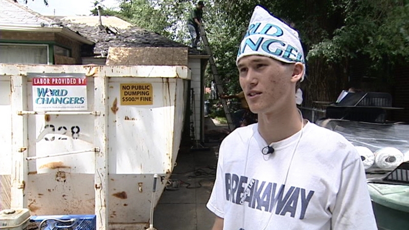 Nick Smith says, "It's good to come do something for a change."