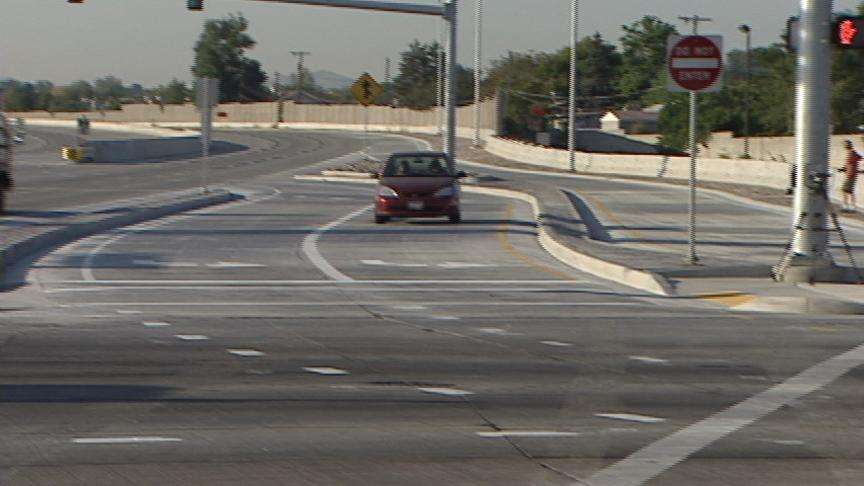 Continuous Flow Intersection Opens to Rush Hour Traffic