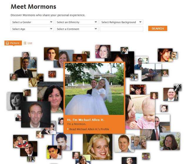 The new mormon.org site allows you to find and read the profiles of Mormons from around the world.
