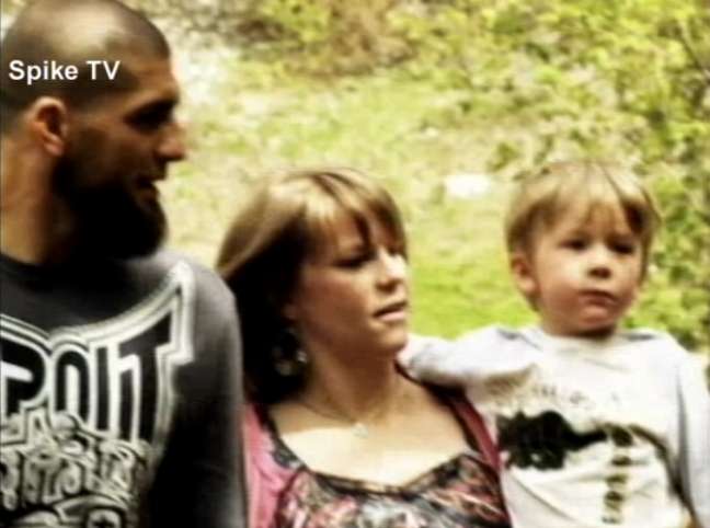 Court McGee, his wife Chelsea and their son Isaac