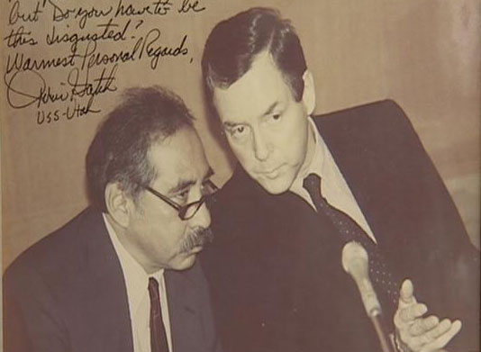 John Florez held several different positions in Washington, D.C., including that of top aide to Sen. Orrin Hatch