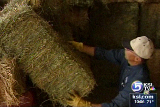 Cache Valley Farmers Donating Hay to Fire Victims