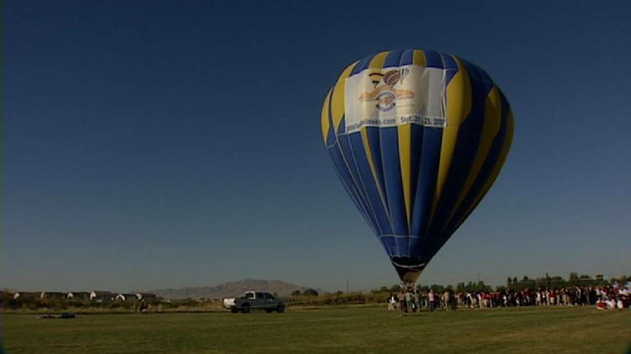 School Gets Visit from Hot Air Balloon