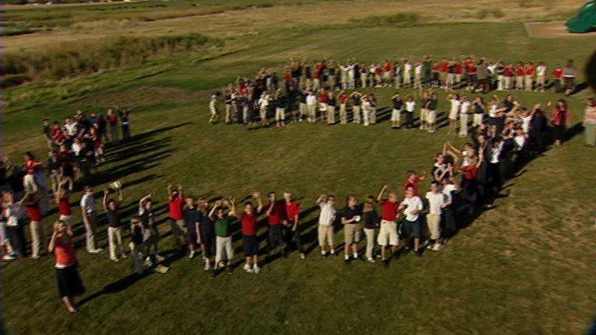 School Gets Visit from Hot Air Balloon