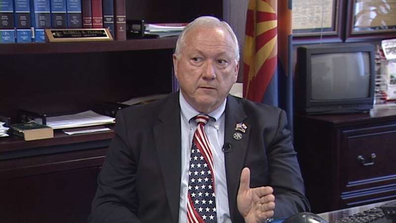 Arizona state Sen. Russell Pearce authored Arizona's controversial immigration law and stands passionately behind it