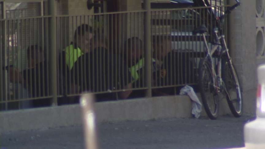 Police surrounded the apartment, but when they entered it was empty