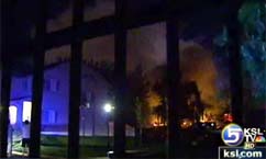 Abandoned Home Burns in West Valley