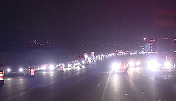Shooting investigation shut down northbound lanes of I-15 Thursday night.