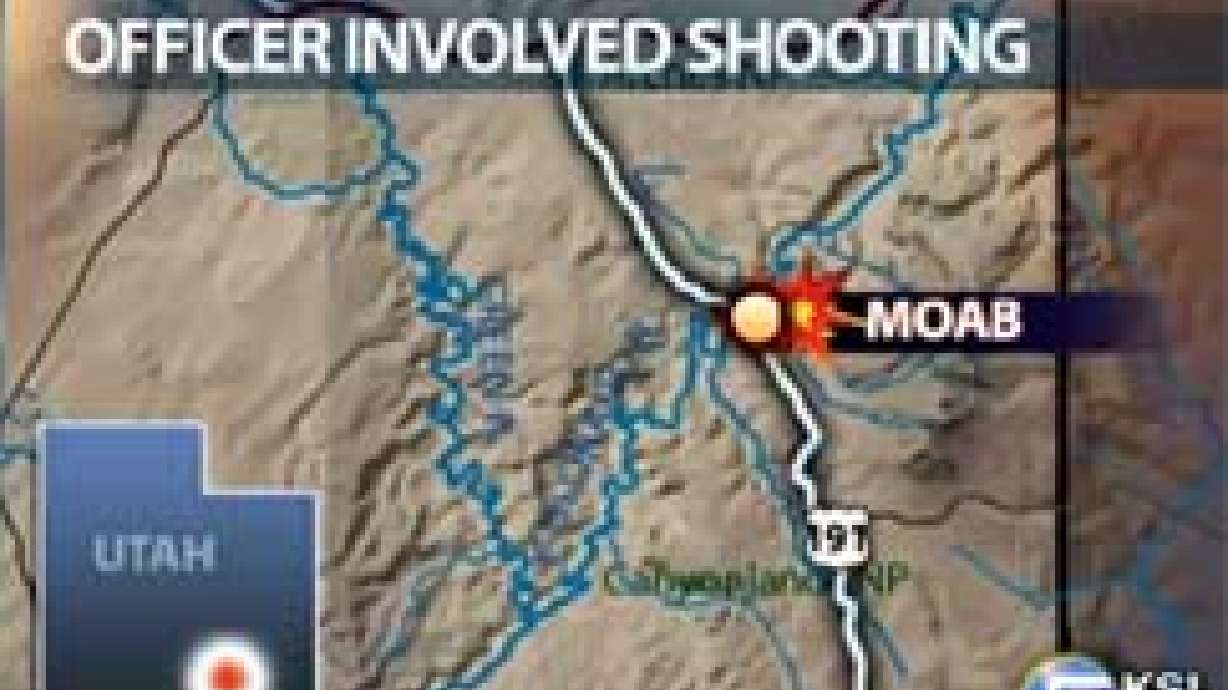Man Shot and Killed by Police in Moab