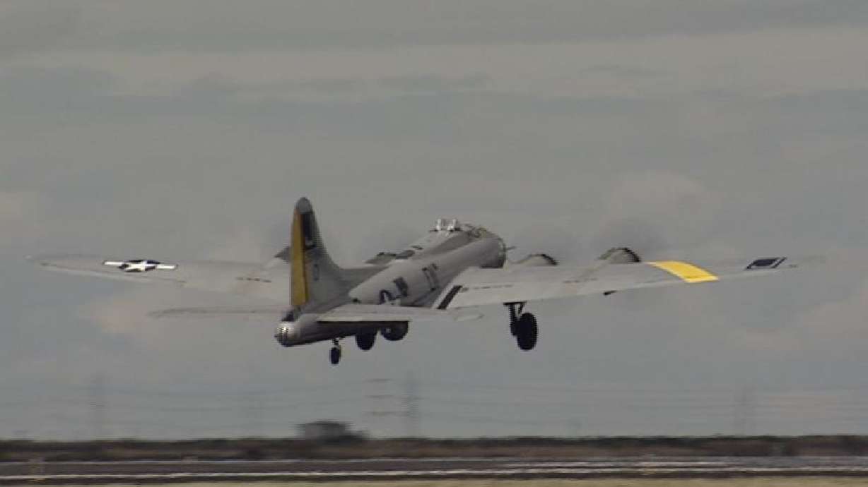 World War II Bomber Visits Salt Lake
