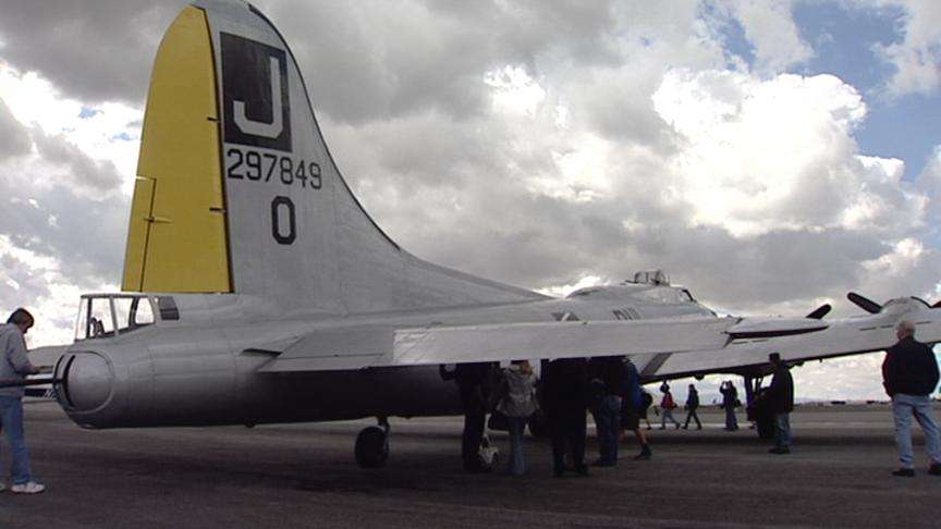 World War II Bomber Visits Salt Lake
