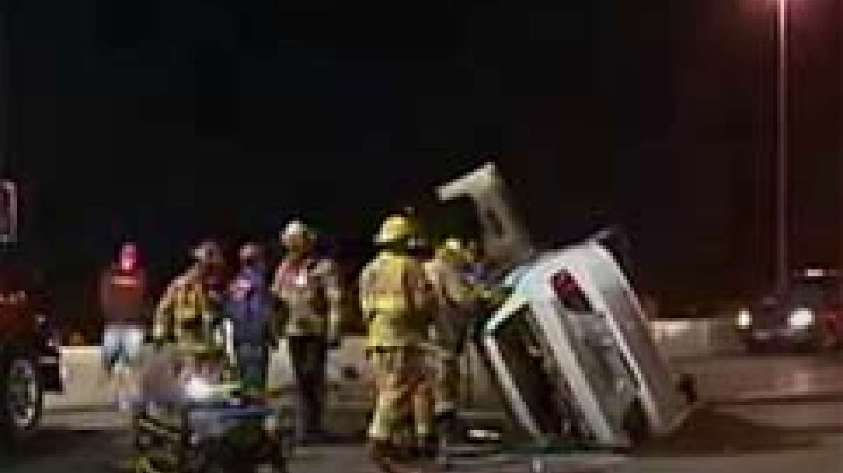 Accident Closes Part of I-215
