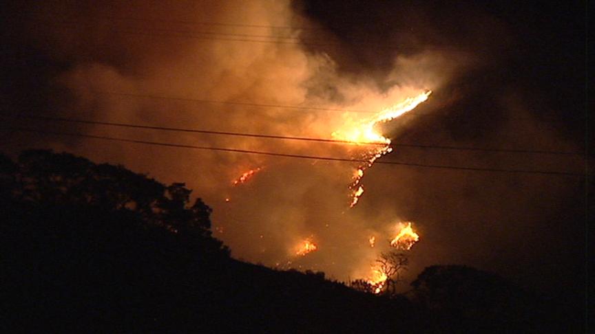 Firefighters Work To Contain East Bench Fire